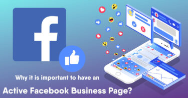 Why is it important to have an active Facebook business page?